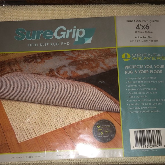 NWT Sure Grip Rug Pad 4’x6’ - Picture 1 of 1